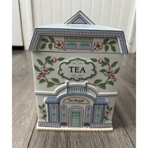 Lenox Spice Village Vintage 1990 Porcelain Tea Canister Tea Shoppe READ — Chips